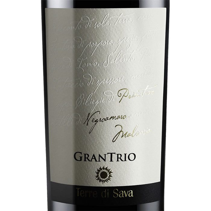 Etiket Salento IGP Gran Trio Rosso San Marzano MARZ10218_2