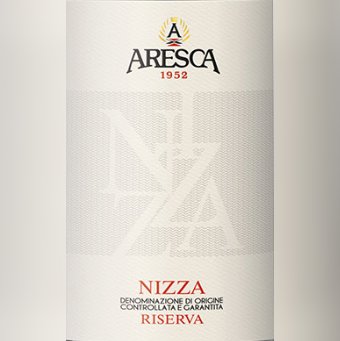 Nizza-Riserva-Aresca label